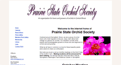 Desktop Screenshot of prairiestateorchids.org